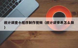 靖边统计调查小程序制作视频（统计调查表怎么做）