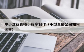 靖边中小企业直播小程序制作（小型直播公司如何运营）